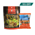 [Bundle] Venison Meaty Bites Dog Treats + Wild Kangaroo & Apples Dry Dog Food -Trial Pack 60g