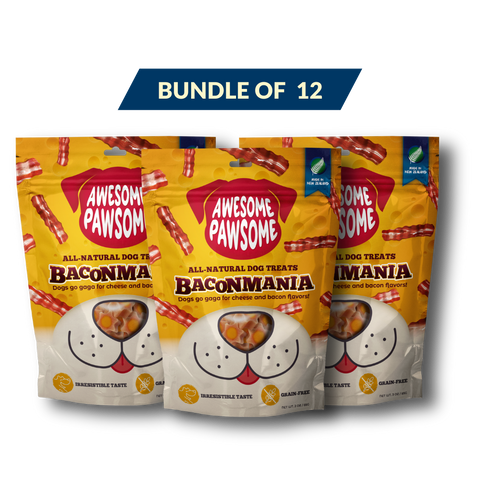 [Dog Treat Bundle of 12] Awesome Pawsome All Natural Dog Treats 85g