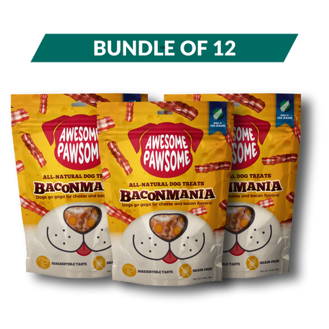 [Dog Treat Bundle of 12] Awesome Pawsome All Natural Dog Treats 85g