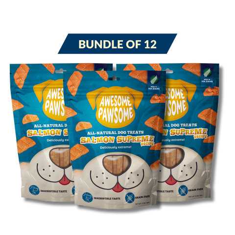 [Dog Treat Bundle of 12] Awesome Pawsome All Natural Dog Treats 85g