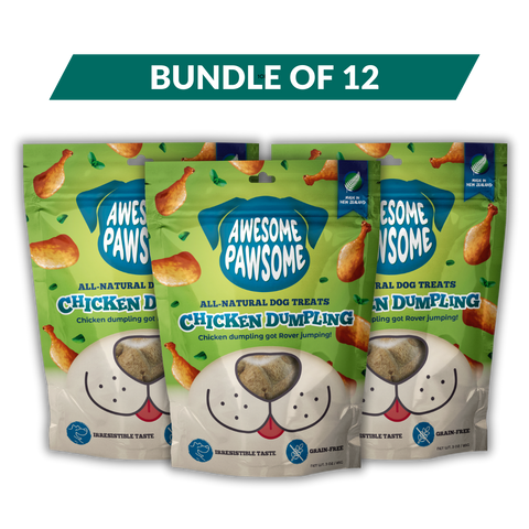 [Dog Treat Bundle of 12] Awesome Pawsome All Natural Dog Treats 85g