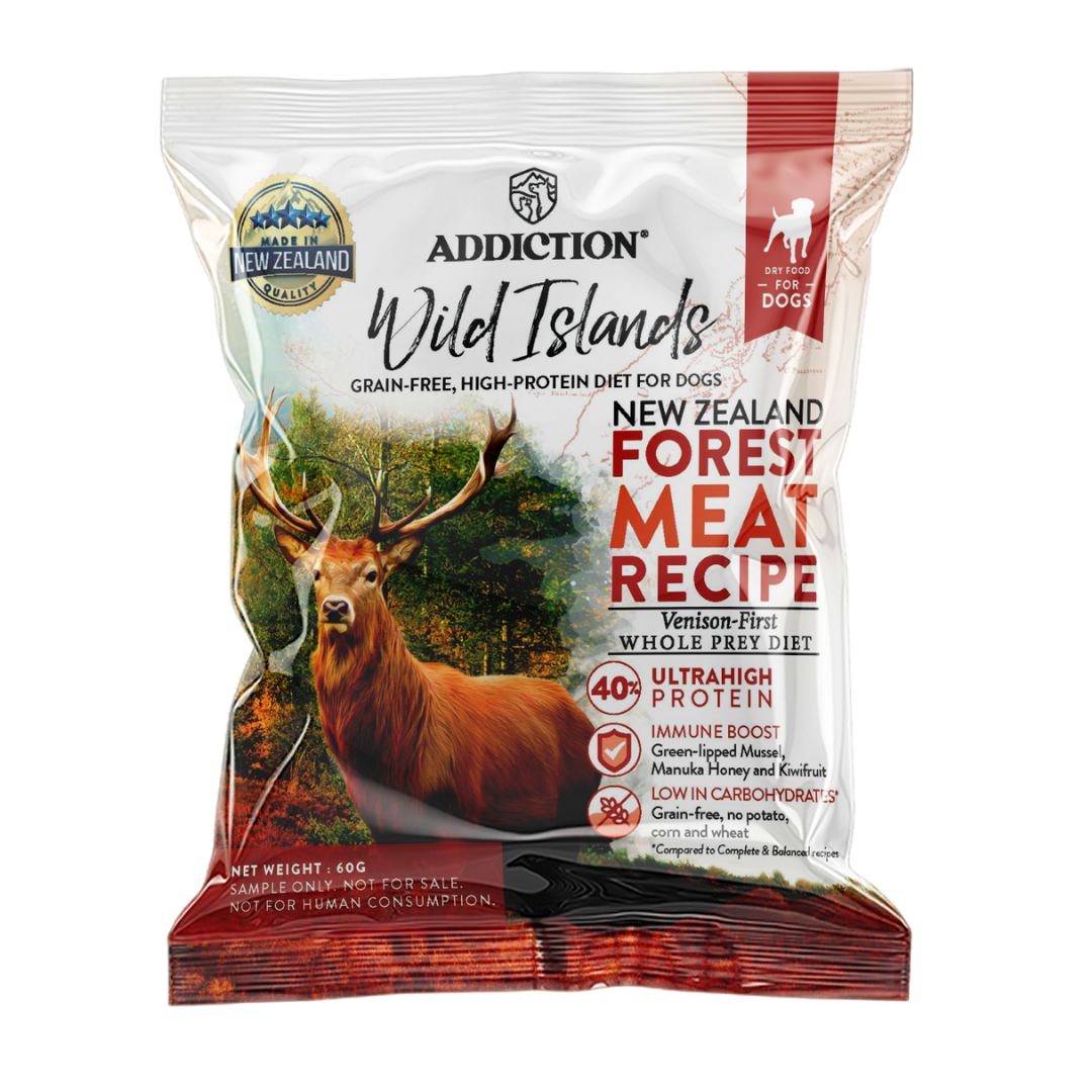 [Dog Trial Pack] Wild Islands Forest Meat Venison Dry Food 60g