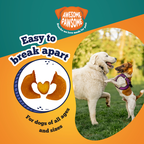 Awesome Pawsome All Natural Dog Treats Super Pumpkin Recipe 85g