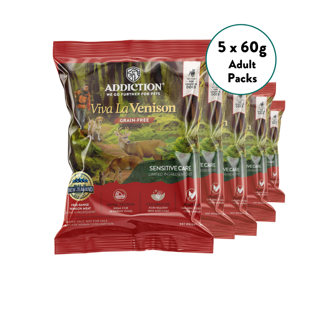 [Dog Trial Pack Bundle] Viva La Venison Dry Food 60g