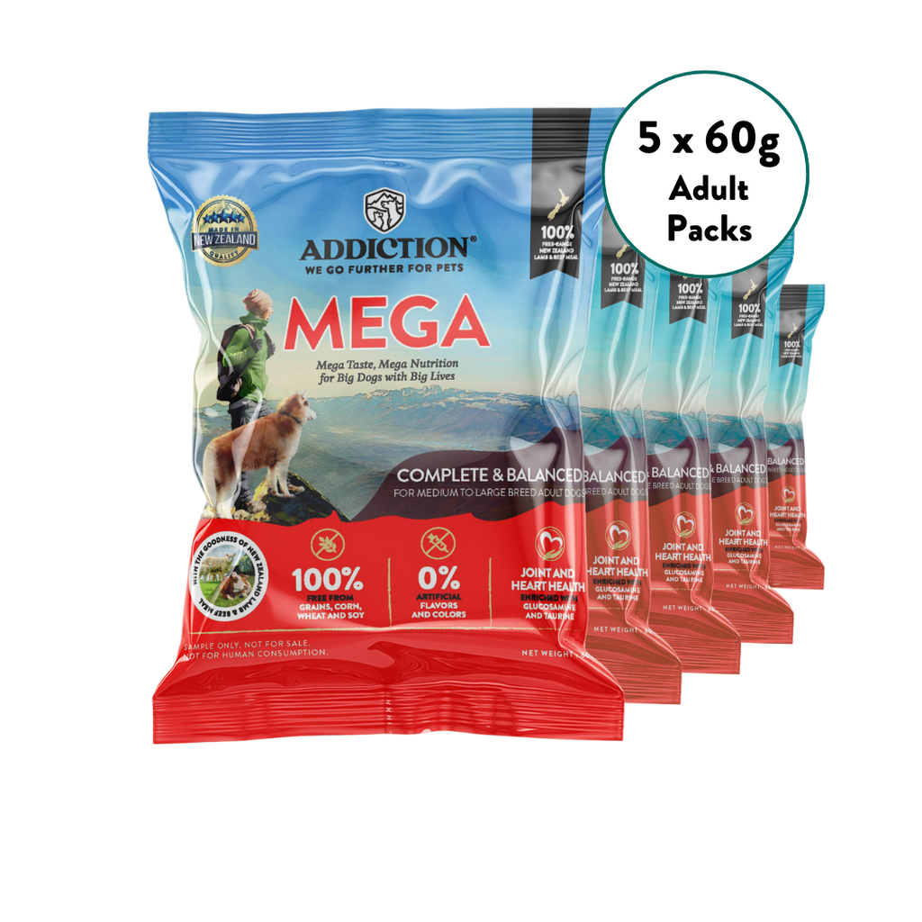 [Dog Trial Pack Bundle] Mega Grain-Free Dry Food 60g