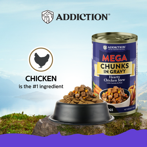 Mega Hearty Chicken Chunks in Gravy Wet Dog Food 700g