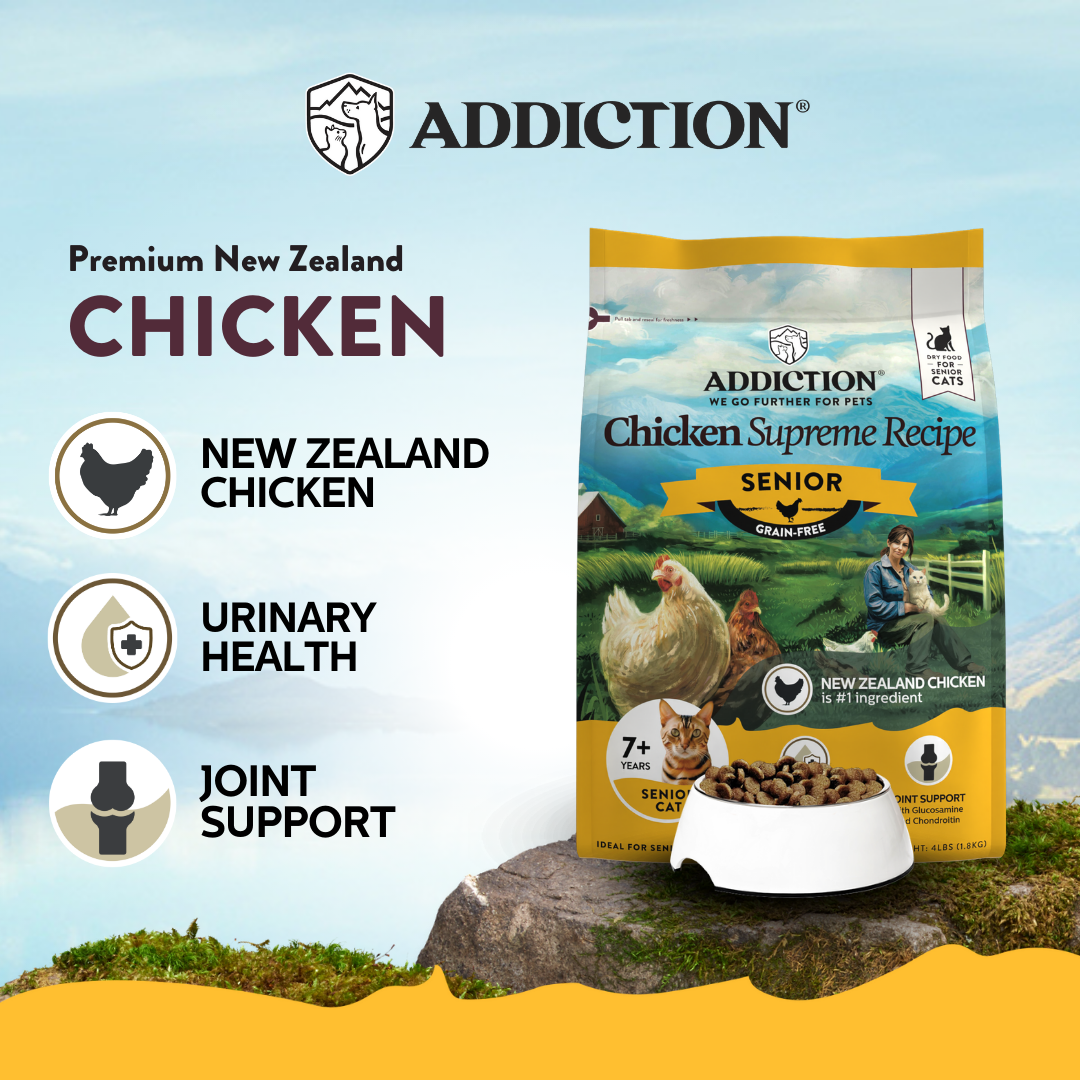 Chicken Supreme Recipe Senior Cat Dry Food 1.8kg