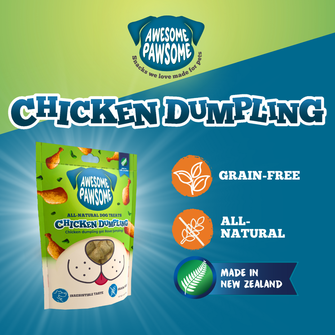 Awesome Pawsome Dog Treat Chicken Dumpling 85g