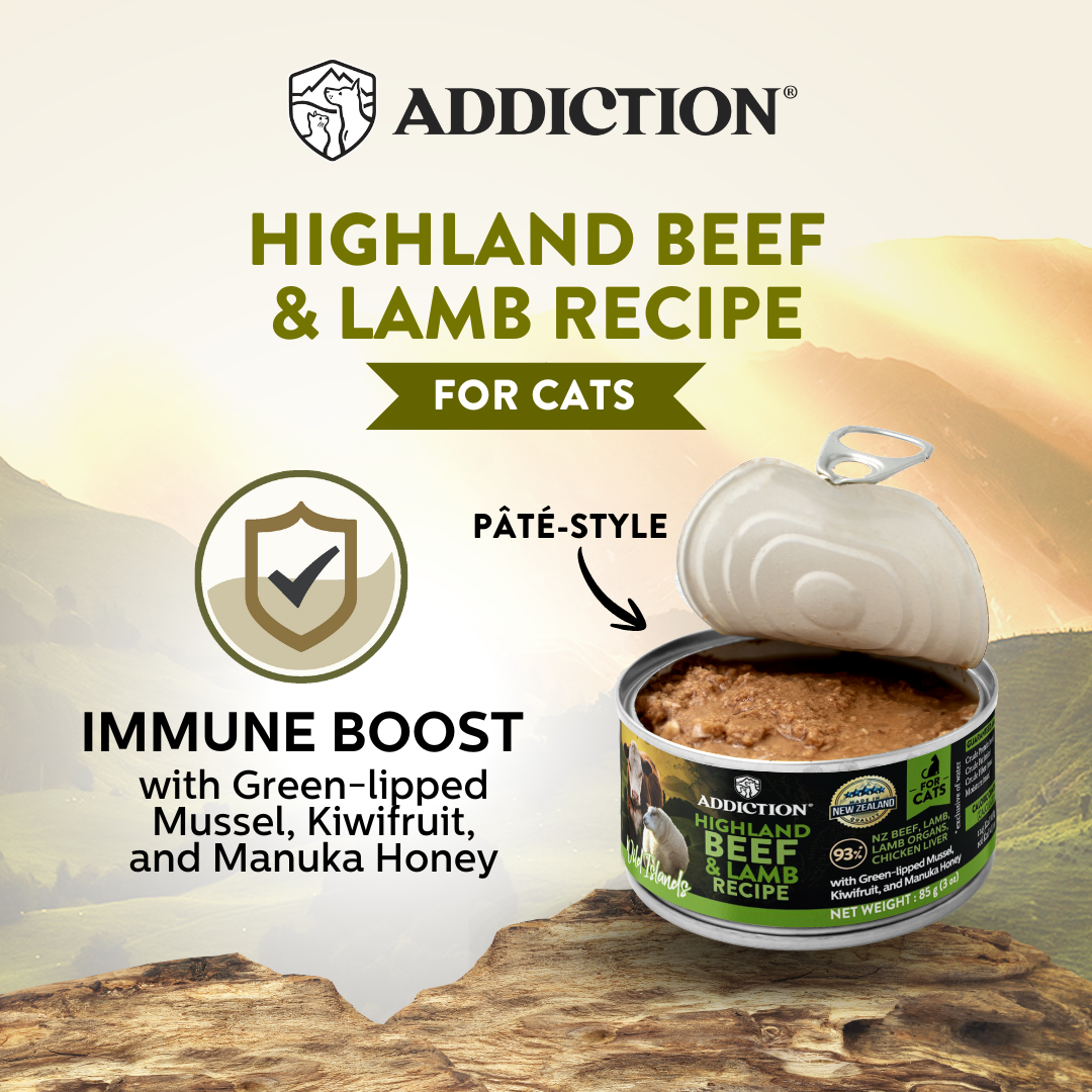Wild Islands Highland Beef & Lamb Wet Cat Food 85g