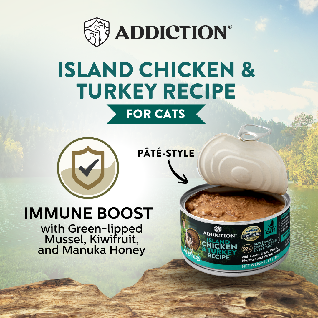 Wild Islands Turkey & Chicken Wet Cat Food 85g