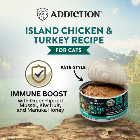 Wild Islands Turkey & Chicken Wet Cat Food 85g