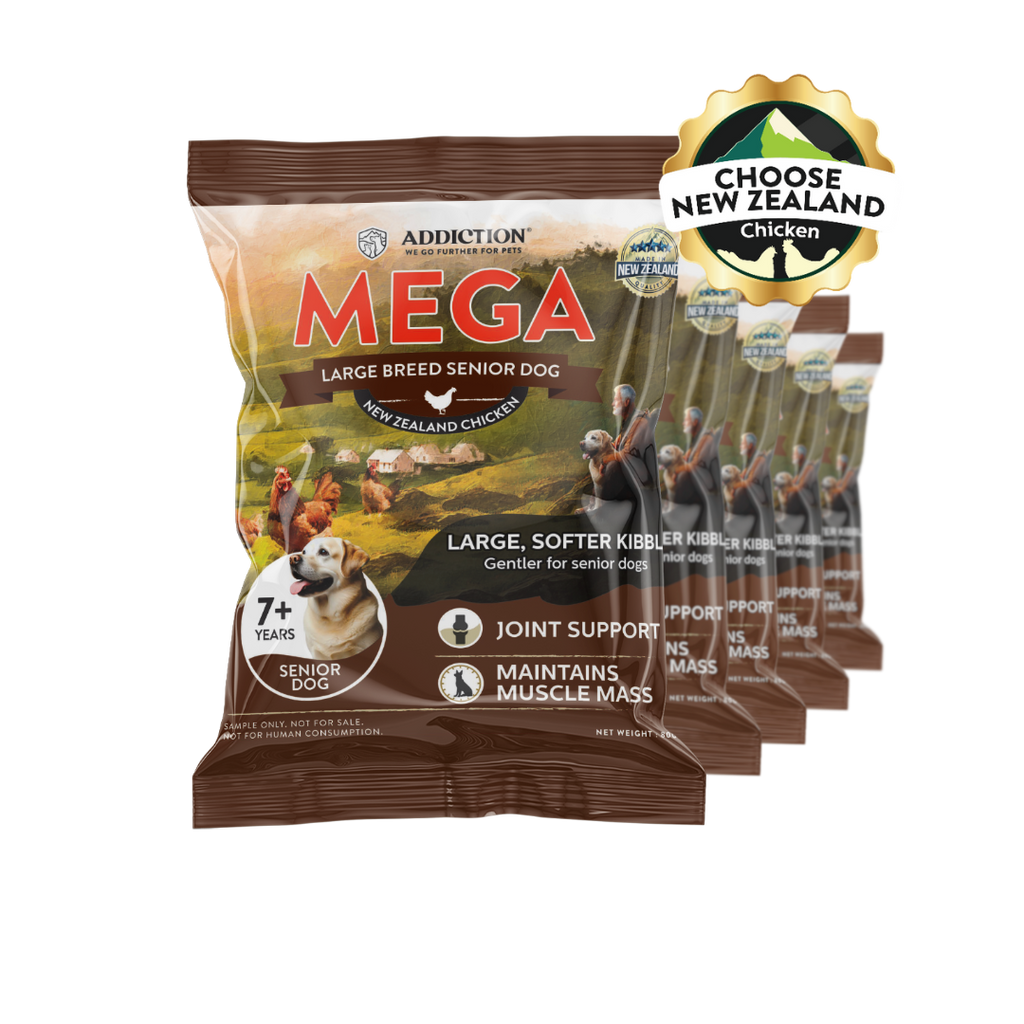 [Dog Trial Pack Bundle] Mega Chicken – Large Breed Senior Dry Food 80g