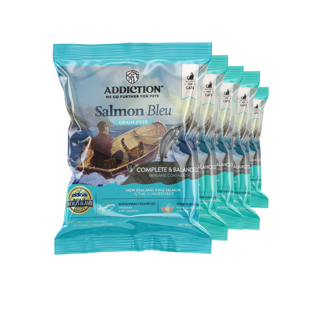 [Cat trial Pack Bundle] Salmon Bleu Dry Food 60g