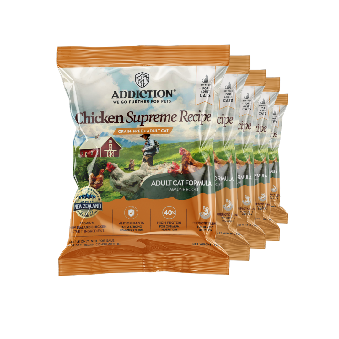 [Cat Trial Pack Bundle] Chicken Supreme Adult Dry Food 60g