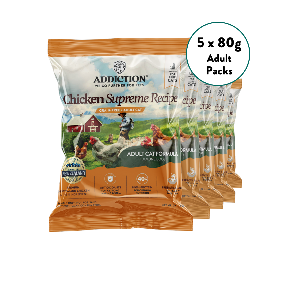 [Cat Trial Pack Bundle] Chicken Supreme Adult Dry Food 60g