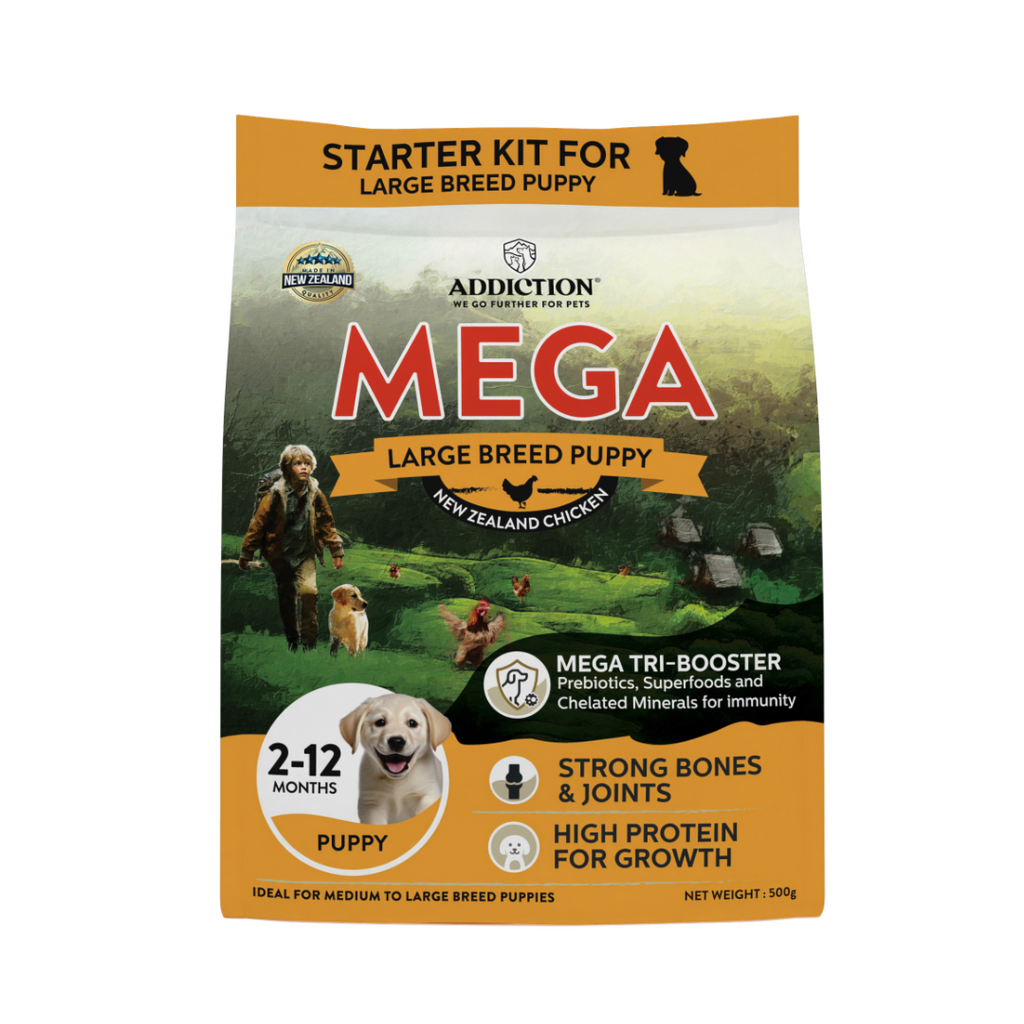 [Starter Kit] Addiction Mega Chicken – Large Breed Puppy Dry Dog Food 500g