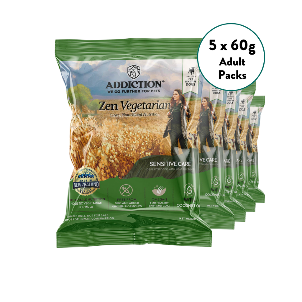 [Dog Trial Pack Bundle] Zen Vegetarian Dry Food 60g