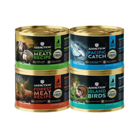 [Bundle of 4] Wild Islands Canned Cat Food Variety Pack 4 x 185g
