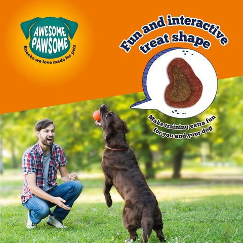 Awesome Pawsome All Natural Dog Treats Beefy Bites 85g