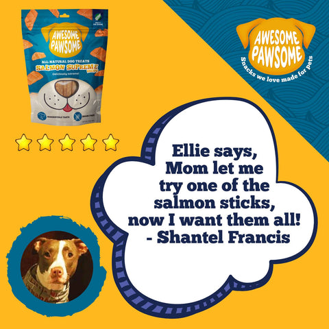 Awesome Pawsome All Natural Dog Treats Salmon Supreme 85g