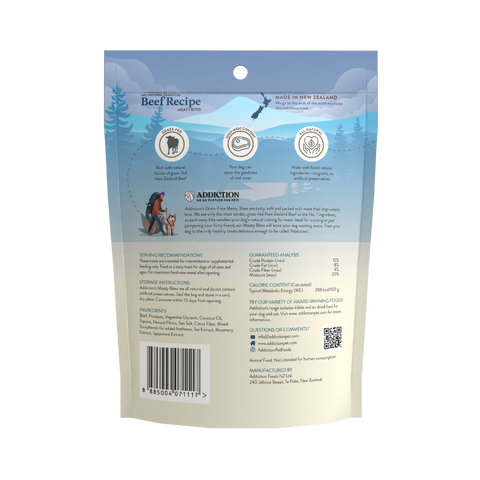 Beef Meaty Bites - Hypoallergenic Dog Treats 113g