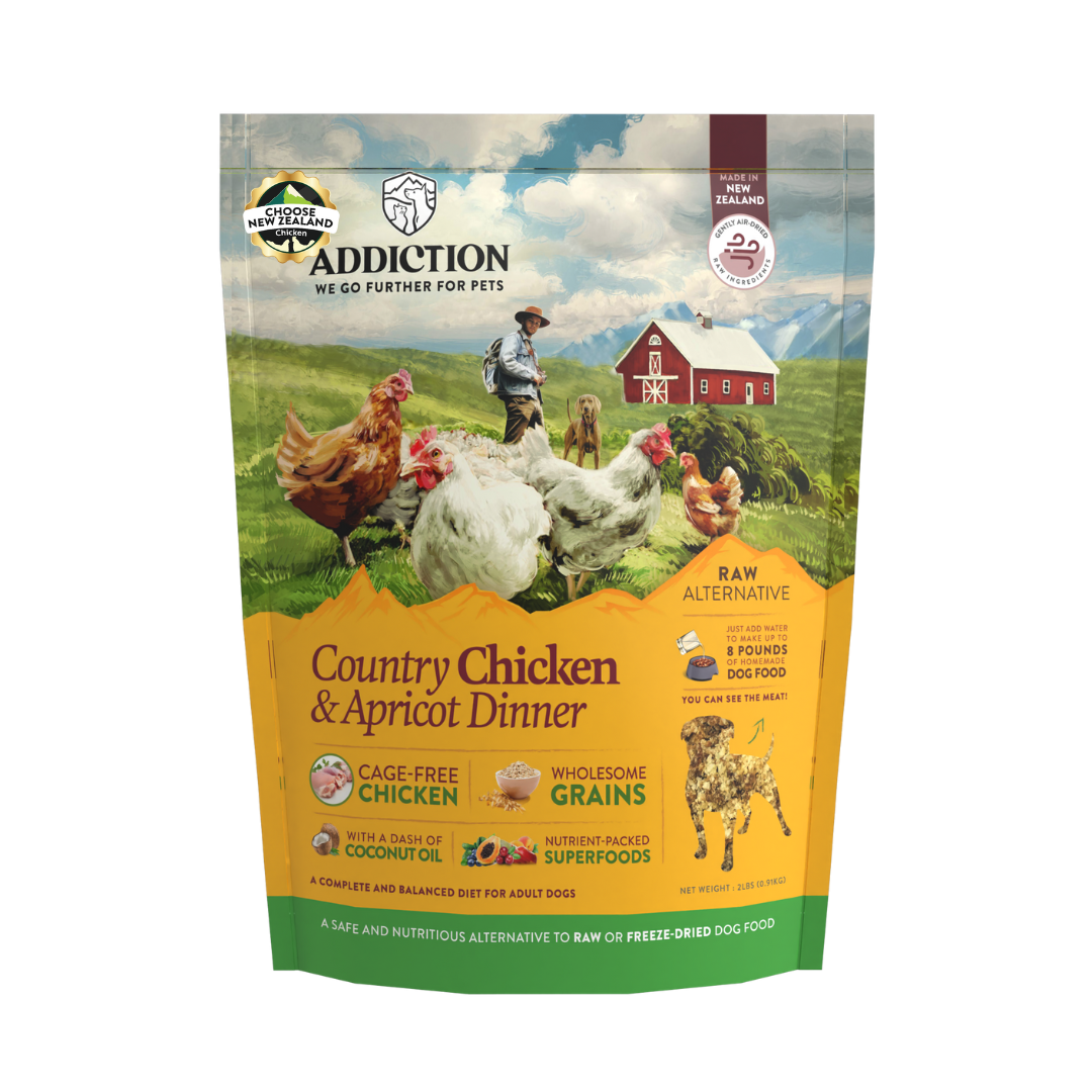 Country Chicken & Apricot Air-Dried Dog Food 910g