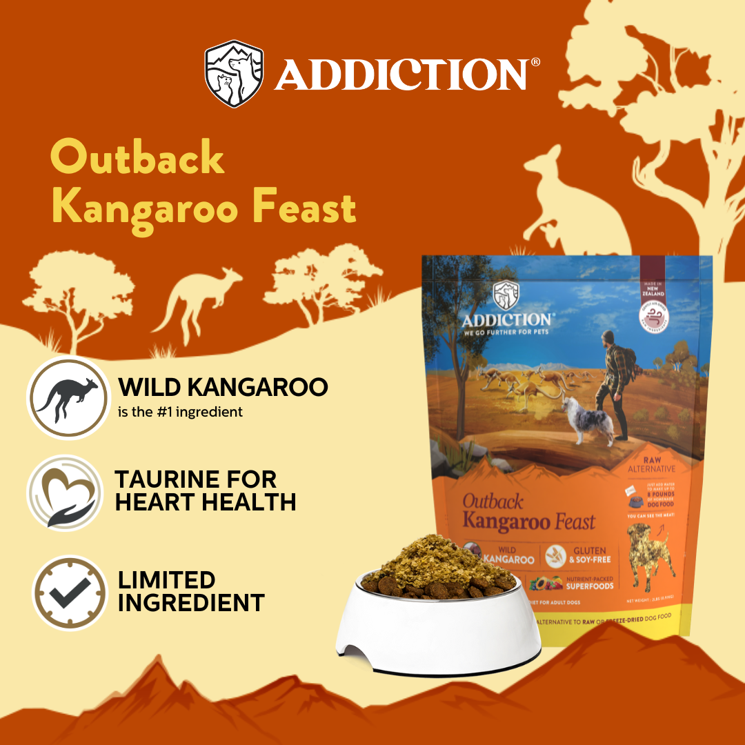 Outback Kangaroo Feast Air-Dried Dog Food 910g