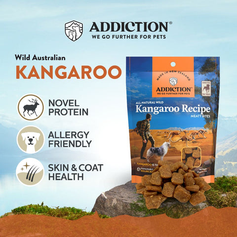 Kangaroo Meaty Bites - Hypoallergenic Dog Treats