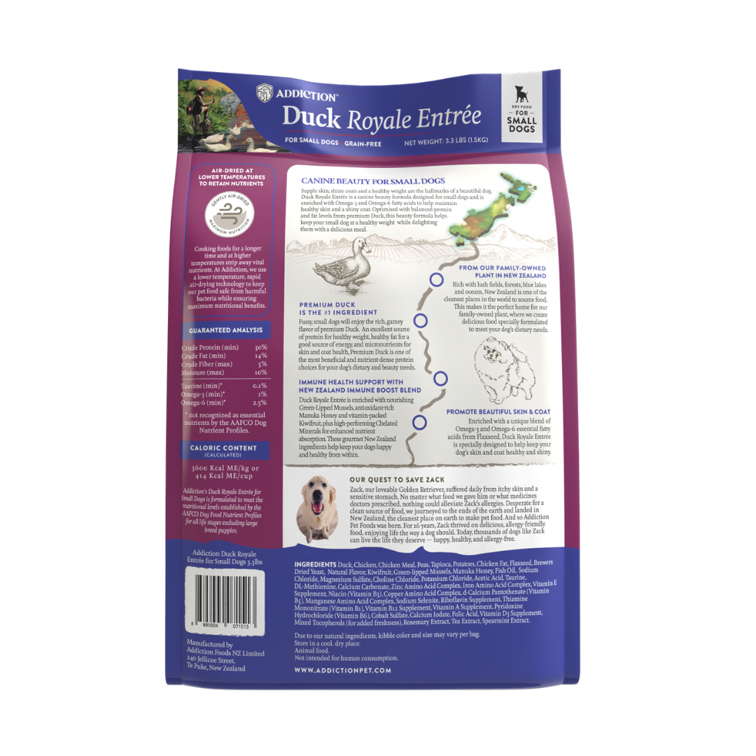 Duck Royale Entrée Small Breed Dry Dog Food