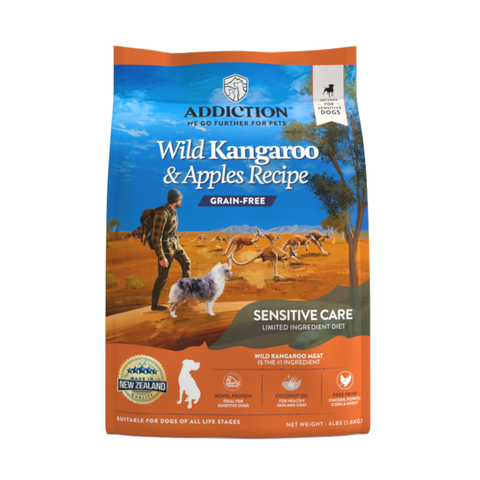 Addiction Wild Kangaroo & Apples Dry Dog Food 1.8kg, 9kg, 15kg