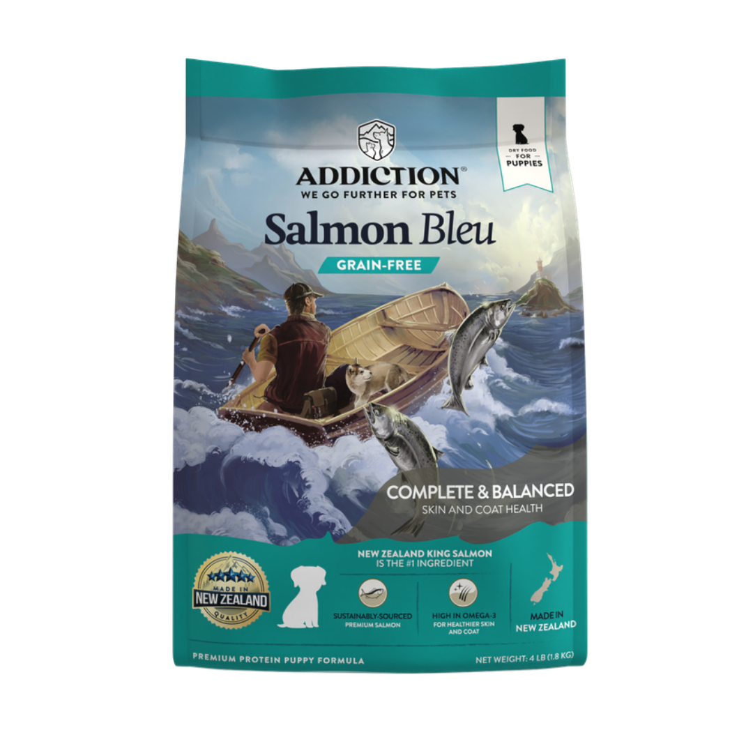Salmon Bleu Puppy Dry Dog Food 1.8kg, 9kg