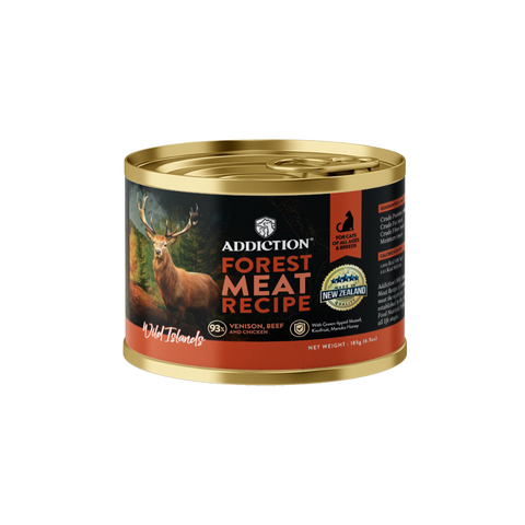 Wild Islands Forest Meat Premium Venison and Beef Canned Cat Food 185g