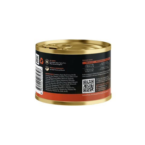 Wild Islands Forest Meat Premium Venison and Beef Canned Cat Food 185g