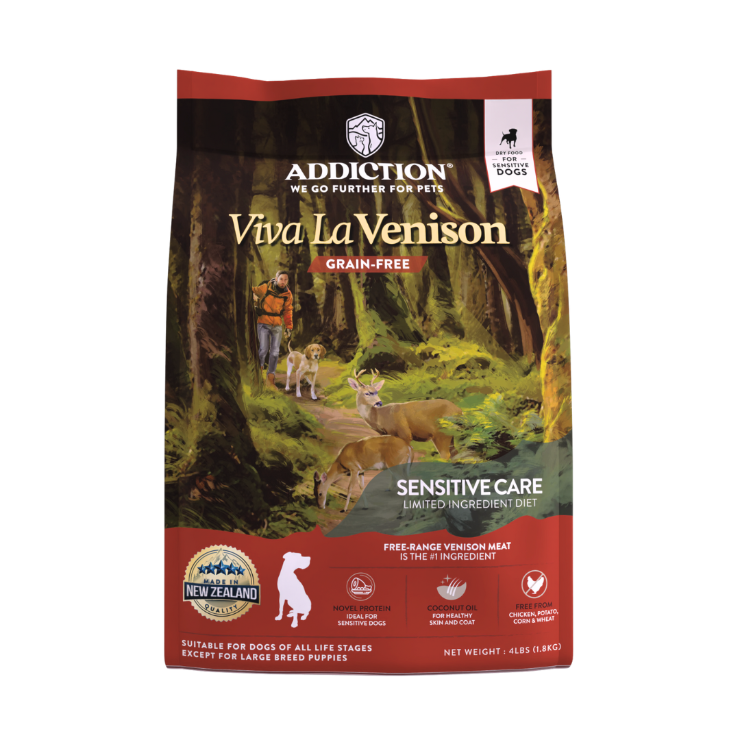 Viva La Venison Dry Dog Food 1.8kg, 9kg, 15kg