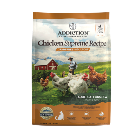 Chicken Supreme Adult Cat Dry Food 1.8kg, 4.5kg