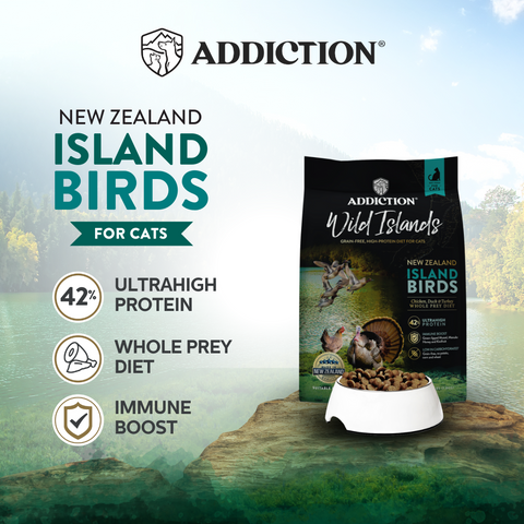 [Trial Pack] Wild Islands Island Birds Premium Duck, Turkey & Chicken Dry Cat Food 60g