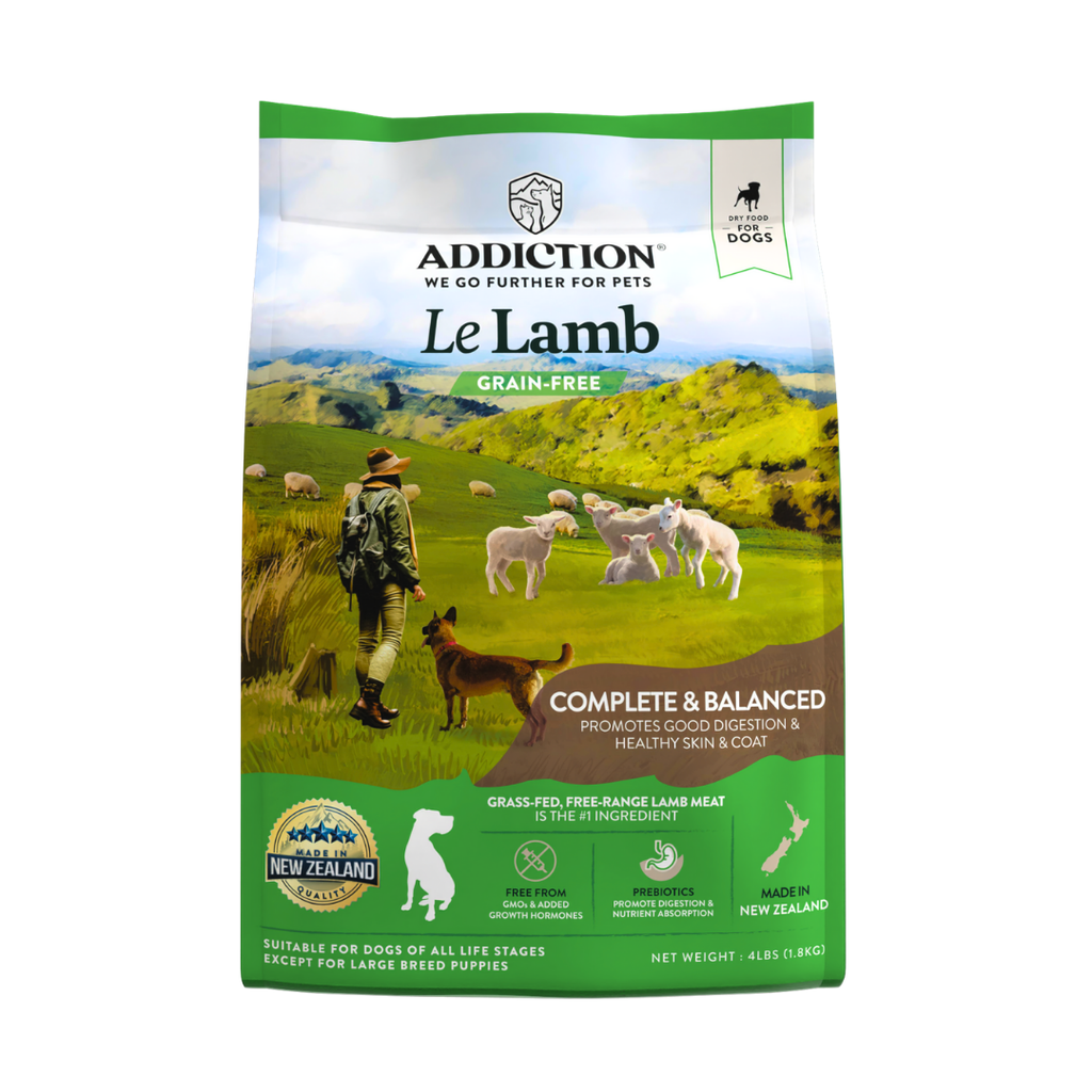 Addiction Le Lamb Dry Dog Food 1.8kg, 9kg