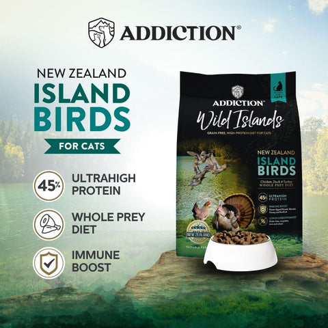 [Trial Pack] Wild Islands Island Birds Premium Duck, Turkey & Chicken Dry Cat Food 60g
