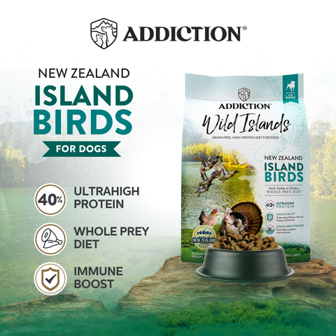 Wild Islands Island Bird NZ Duck, Turkey & Chicken Dry Dog Food 1.8kg, 9kg
