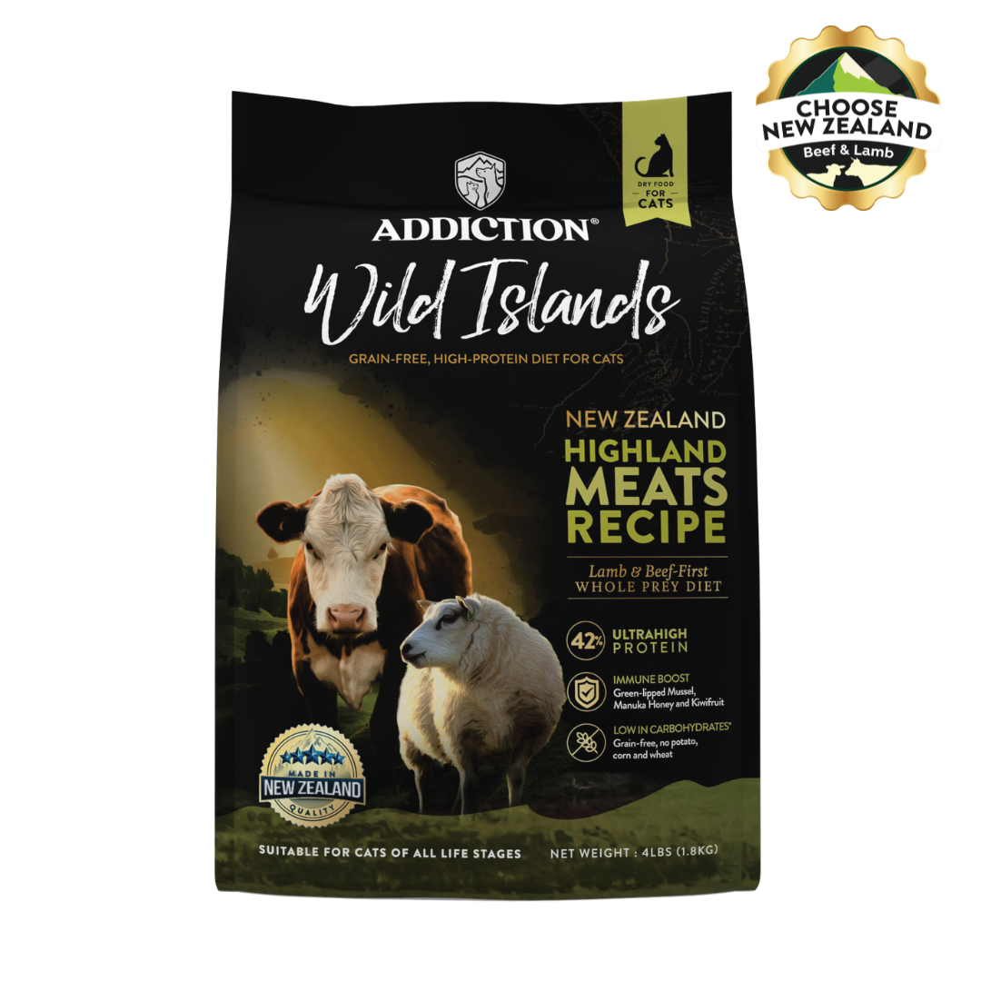 Wild Islands Highland Meats Beef & Lamb Dry Cat Food 1.8kg, 4.5kg