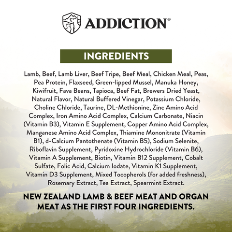 Addiction Wild Islands Highland Meats Grass-Fed Beef & Lamb Recipe Dry Cat Food 1.8kg, 4.5kg