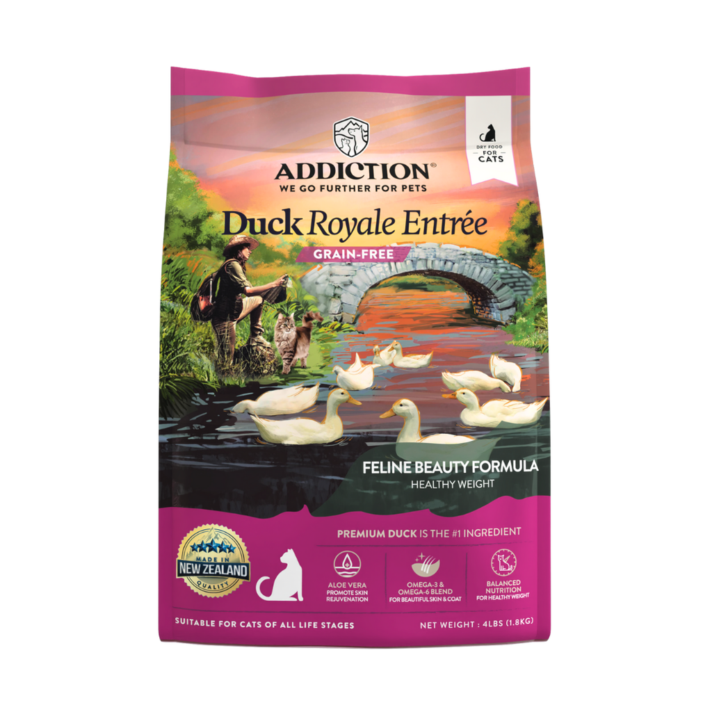 Addiction Duck Royale Dry Cat Food 1.8kg, 4.5kg