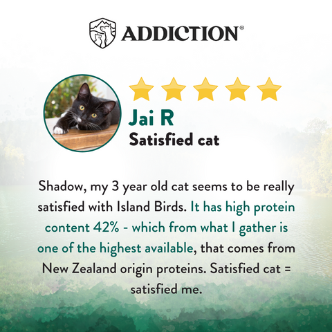 Addiction Wild Islands Island Bird New Zealand Duck, Turkey & Chicken Dry Cat Food 1.8kg, 4.5kg