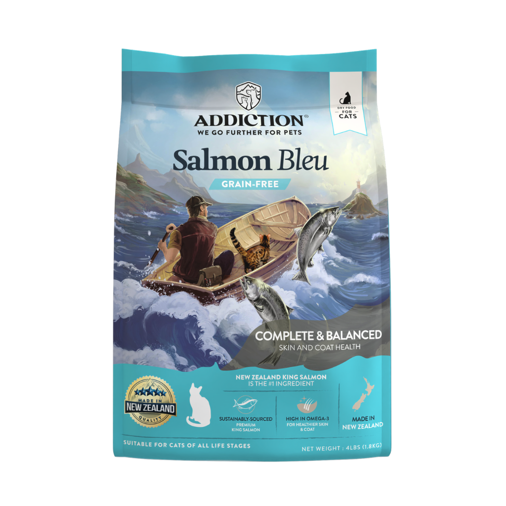 Addiction Salmon Bleu Dry Cat Food 1.8kg, 4.5kg