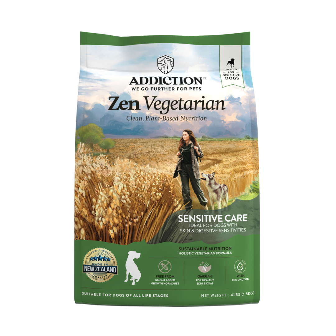 Zen Vegetarian Dry Dog Food 1.8kg, 9kg