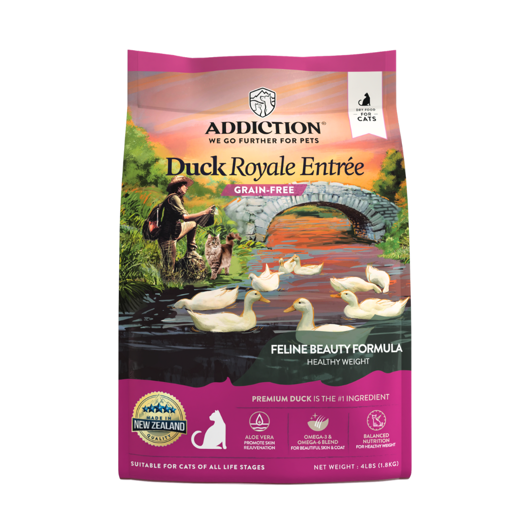 Duck Royale Dry Cat Food 1.8kg, 4.5kg