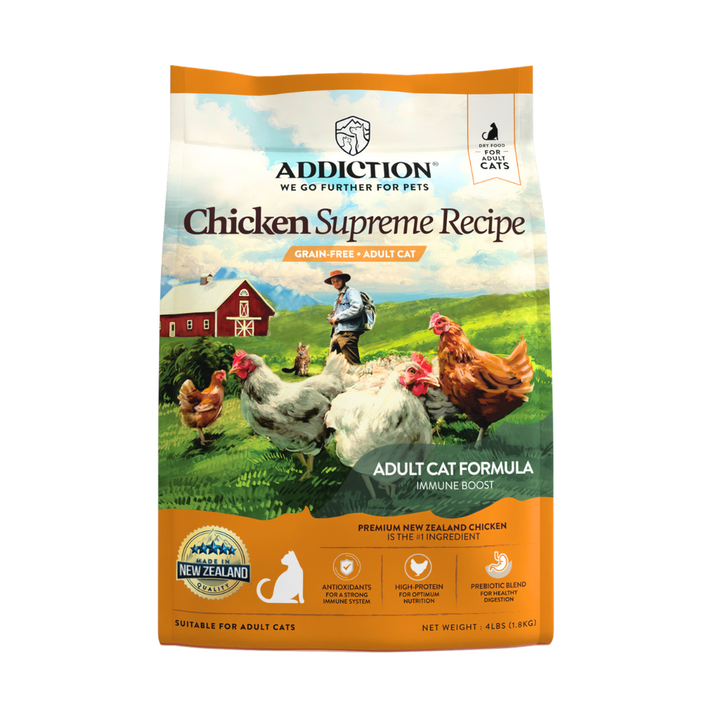 Chicken Supreme Adult Cat Dry Food 1.8kg, 4.5kg
