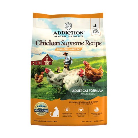Chicken Supreme Adult Cat Dry Food 1.8kg, 4.5kg