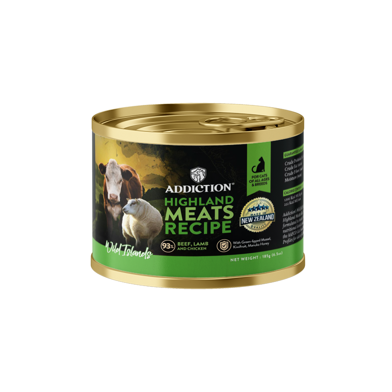 Wild Islands Highland Meats Beef & Lamb Canned Cat Food 185g