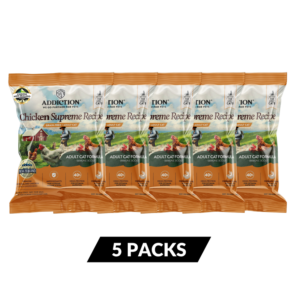 [Trial Pack Bundle] Chicken Supreme Adult Dry Cat Food 60g